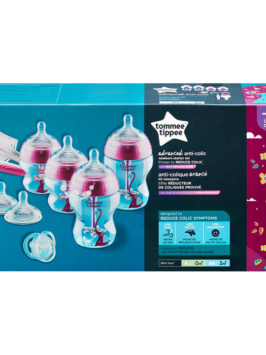 Tommee Tippee Advanced Anti-Colic Sarter Bottle Kit- Girl image number 2